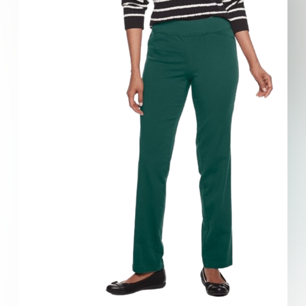 NWT Green Effortless Stretch Pants Size 6